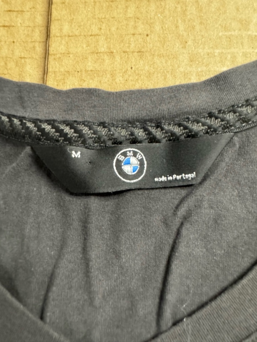 BMW Genuine Collection ladies V-Neck M power logo sequin t shirt medium black - Picture 5 of 9